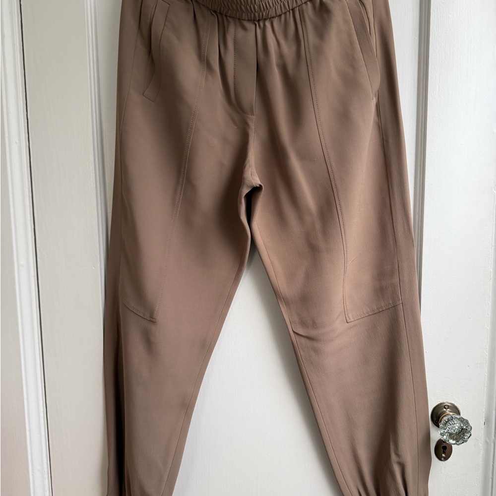 Brunello Cucinelli Elastic-Waist Joggers- Size US 4 / IT 40
